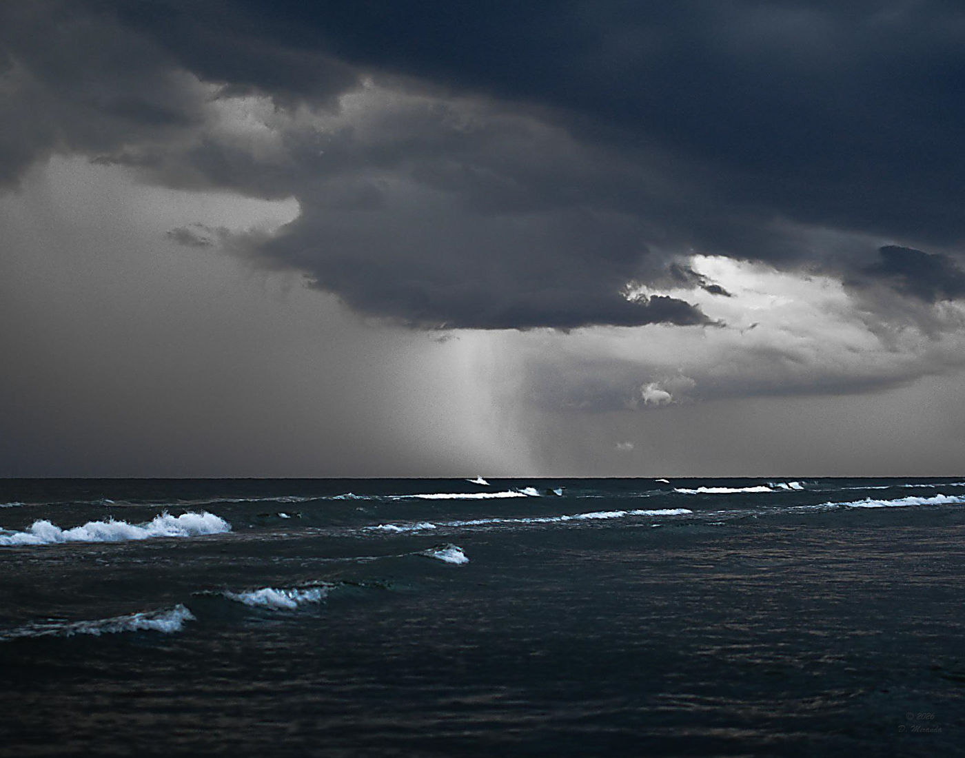 Storm clouds over the Gulf